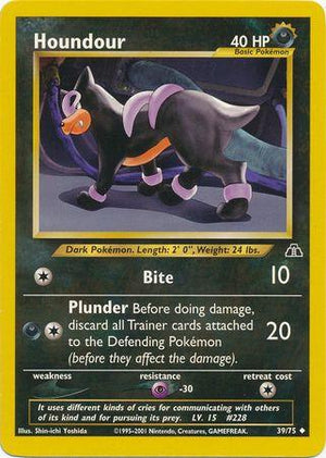 Houndour (39) (39) 039/75  - Unlimited Neo Discovery - Uncommon