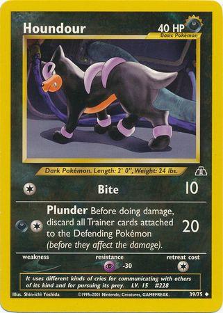 Houndour (39) (39) 039/75  - Unlimited Neo Discovery - Uncommon