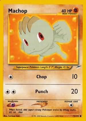 Machop 73/105  - Unlimited Neo Destiny - Common