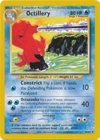 Octillery 34/64  - Unlimited Neo Revelation - Uncommon