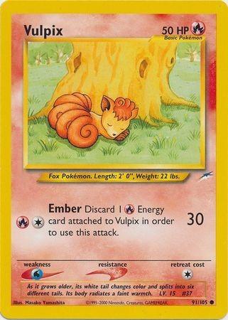 Vulpix 91/105  - Unlimited Neo Destiny - Common