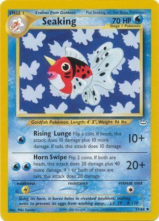 Seaking 037/64  - Unlimited Neo Revelation - Uncommon