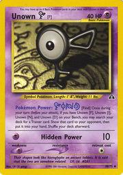 Unown [F] 048/75  - Unlimited Neo Discovery - Uncommon