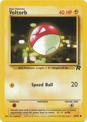 Voltorb 69/82  - Unlimited Team Rocket - Common