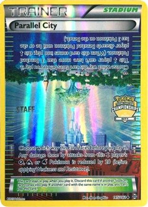 Parallel City (City Championships) [Staff] 145/162  - Reverse Holofoil League & Championship Cards - Promo