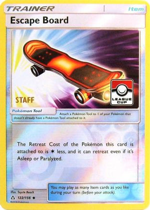 Escape Board (League Cup) [Staff] 122/156  - Reverse Holofoil League & Championship Cards - Promo