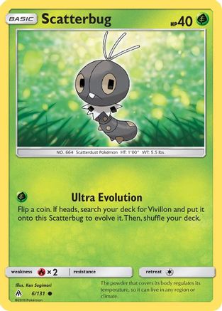 Scatterbug (6) (6) 006  SM  Forbidden Light - Common