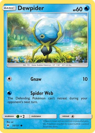 Dewpider 032  SM  Forbidden Light - Common