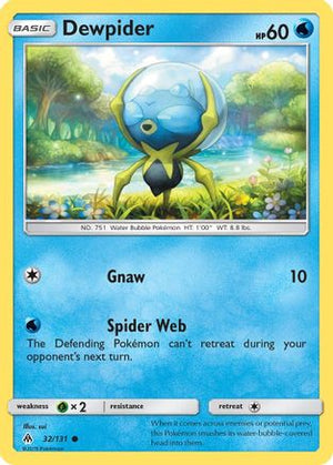 Dewpider 032  - Reverse Holofoil SM  Forbidden Light - Common