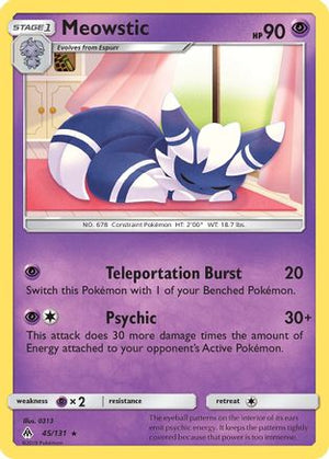 Meowstic 045/131  SM  Forbidden Light - Rare