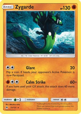 Zygarde (72) (72) 072/131  SM  Forbidden Light - Rare