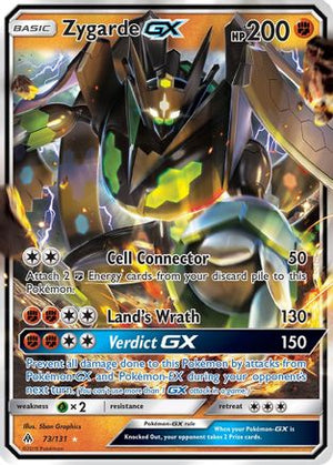 Zygarde GX 073/131  - Holofoil SM  Forbidden Light - Ultra Rare