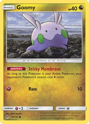 Goomy (91) (91) 091/131  - Reverse Holofoil SM  Forbidden Light - Common