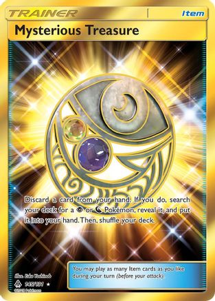 Mysterious Treasure (Secret) 145  - Holofoil SM  Forbidden Light - Secret Rare