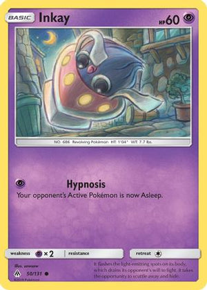 Inkay 050/131  - Reverse Holofoil SM  Forbidden Light - Common