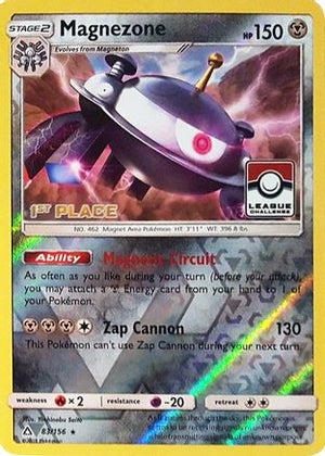 Magnezone (League Challenge) [1st Place] 083/156  - Reverse Holofoil League & Championship Cards - Promo