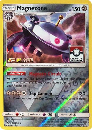 Magnezone (League Challenge) [4th Place] 083/156  - Reverse Holofoil League & Championship Cards - Promo
