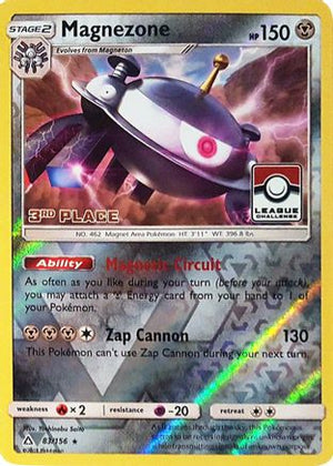 Magnezone (League Challenge) [3rd Place] 083/156  - Reverse Holofoil League & Championship Cards - Promo