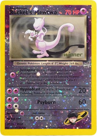 Rocket's Mewtwo (Winner) 8  - Reverse Holofoil Best of Promos - Promo
