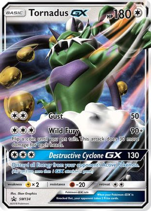 Tornadus GX SM134  - Holofoil SM Promos - Promo