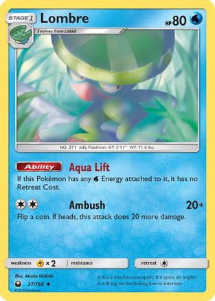Lombre 037/168  SM  Celestial Storm - Uncommon