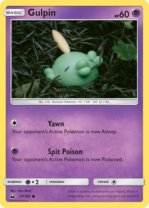 Gulpin 057/168  SM  Celestial Storm - Common