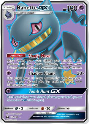 Banette GX (Full Art) 157  - Holofoil SM  Celestial Storm - Ultra Rare