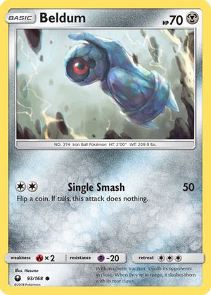 Beldum (93) (93) 093  - Reverse Holofoil SM  Celestial Storm - Common
