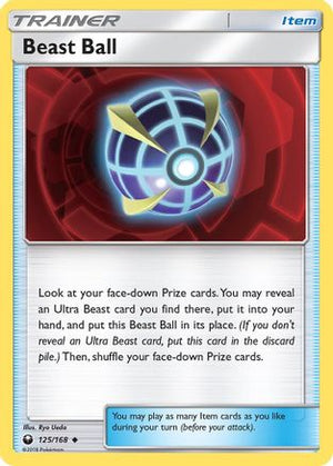 Beast Ball 125/168  SM  Celestial Storm - Uncommon