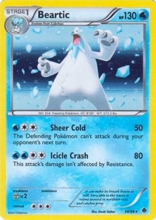 Beartic (Cosmos Holo) 030/98  - Holofoil Blister Exclusives - Promo