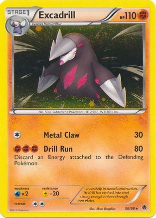 Excadrill (Cosmos Holo) 056/98  - Holofoil Blister Exclusives - Promo
