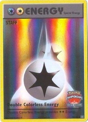 Double Colorless Energy (North America Championships) [Staff] 090/108  - Reverse Holofoil League & Championship Cards - Promo