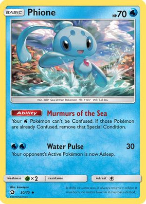 Phione 030  - Reverse Holofoil Dragon Majesty - Uncommon