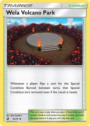 Wela Volcano Park 063/70  - Reverse Holofoil Dragon Majesty - Uncommon