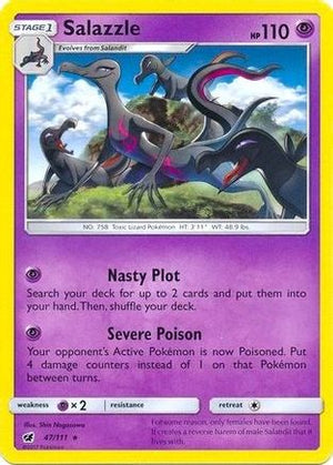 Salazzle (SM Crimson Invasion) 047/111  Deck Exclusives - Rare