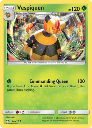 Vespiquen 032  SM  Lost Thunder - Uncommon