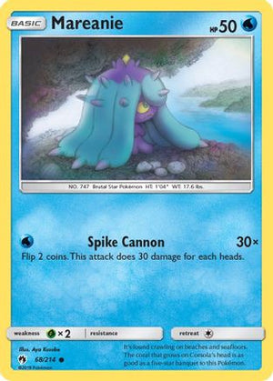 Mareanie (68) (68) 068  SM  Lost Thunder - Common