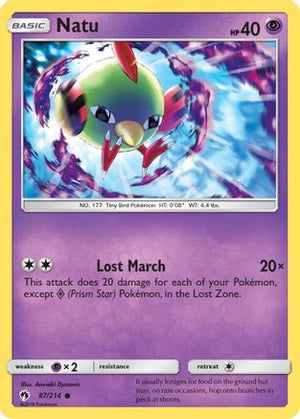 Natu 087/214  SM  Lost Thunder - Common