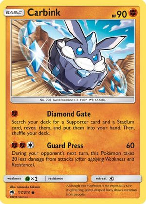 Carbink (117) (117) 117  - Reverse Holofoil SM  Lost Thunder - Common