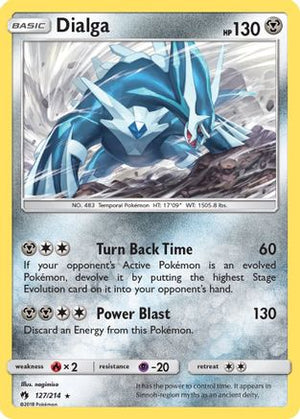 Dialga 127/214  - Reverse Holofoil SM  Lost Thunder - Holo Rare