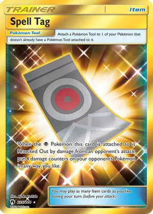 Spell Tag (Secret) 235  - Holofoil SM  Lost Thunder - Secret Rare