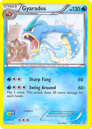 Gyarados (Cosmos Holo) 024/124  - Holofoil Blister Exclusives - Promo