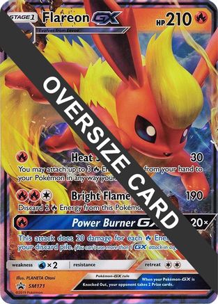 Flareon GX (SM Black Star Promo) SM171  - Holofoil Jumbo Cards - Promo