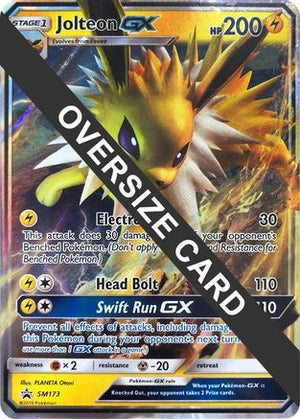 Jolteon GX (SM Black Star Promo) SM173  - Holofoil Jumbo Cards - Promo