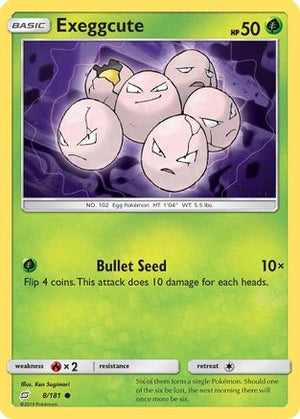 Exeggcute 008  - Reverse Holofoil SM  Team Up - Common