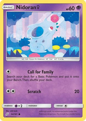 Nidoran F 054/181  SM  Team Up - Common