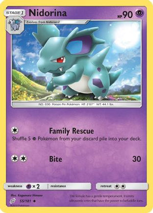 Nidorina 055/181  SM  Team Up - Uncommon