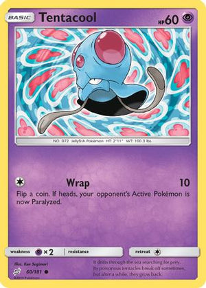 Tentacool 060  SM  Team Up - Common