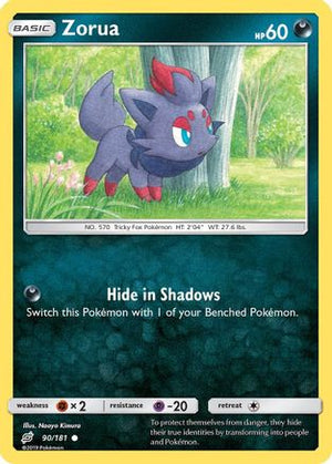 Zorua 090/181  - Reverse Holofoil SM  Team Up - Common