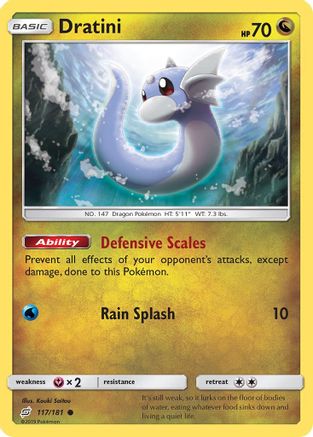 Dratini (117) (117) 117/181  - Reverse Holofoil SM  Team Up - Common